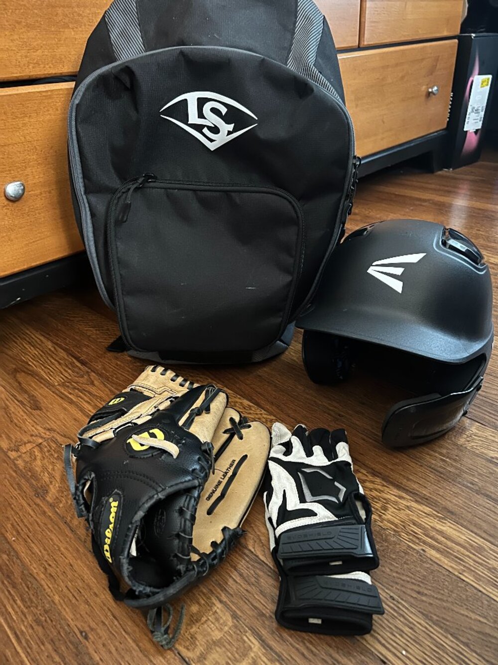 Baseball Starter Kit – Backpack, Helmet, Glove, Cleats